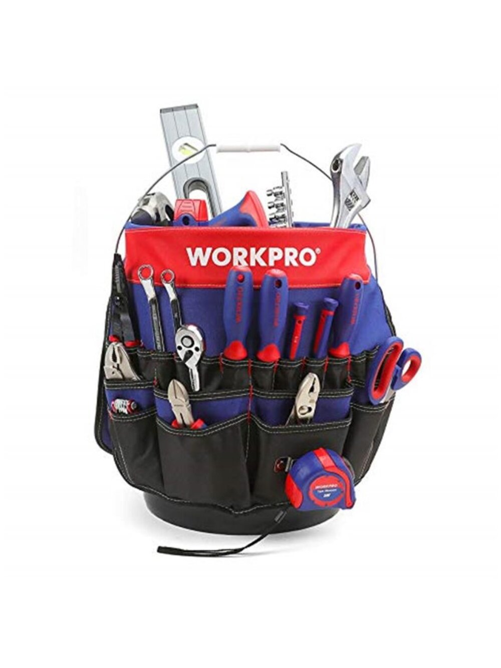 Bucket Tool Organizer 51 Pocket Tool Bag Fits 5 Gallon Bucket Waterproof